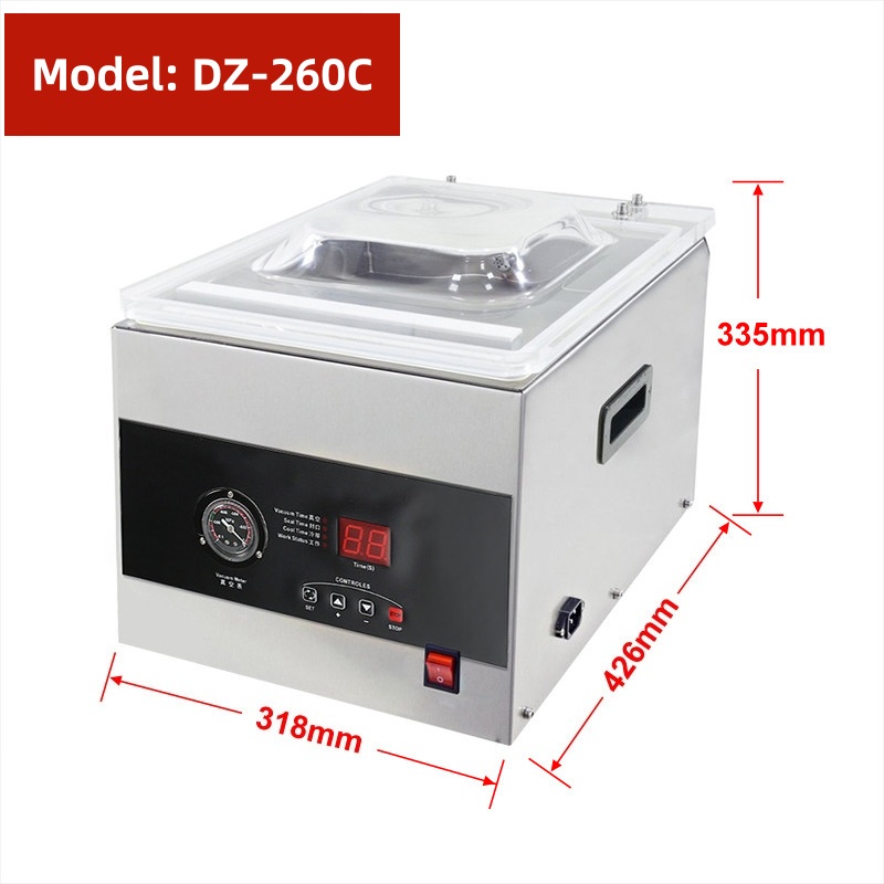 Food Vacuum Sealer Machine - Máquina Seladora a Vácuo de Mesa