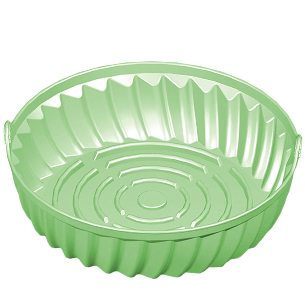 Air Fryer Silicone Pot Liner - Assadeira redonda de silicone para fritadeira