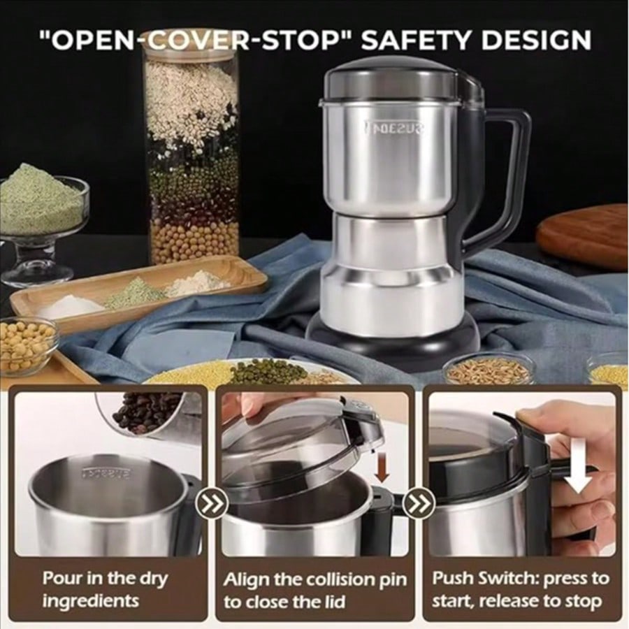 Moedor de café, motor potente  - Coffee Bean Grinder Electric avaliação e preço