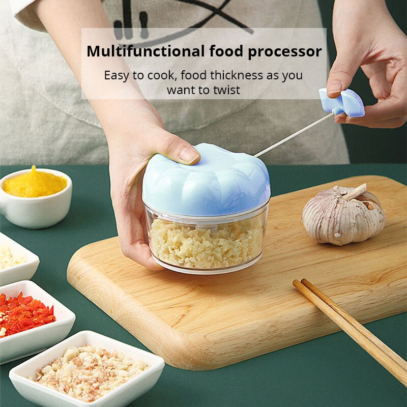 1pc Azul/Rosa Manual Alho Mash - Immersion Hand Blender Set avaliação e preço
